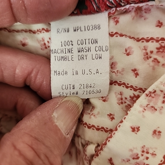 Vintage wah maker western shirt womens sz m. - Picture 9 of 9